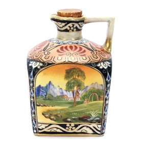 Square Whiskey Jug Marked Nippon