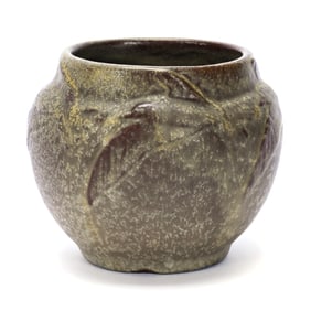 Vase, Early Van Briggle Art Pottery With Seagulls