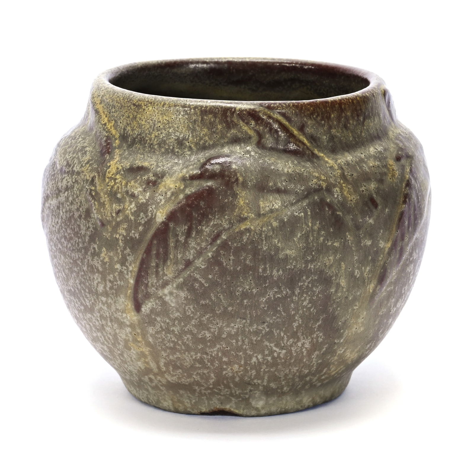 Vase, Early Van Briggle Art Pottery With Seagulls (1 of 3)