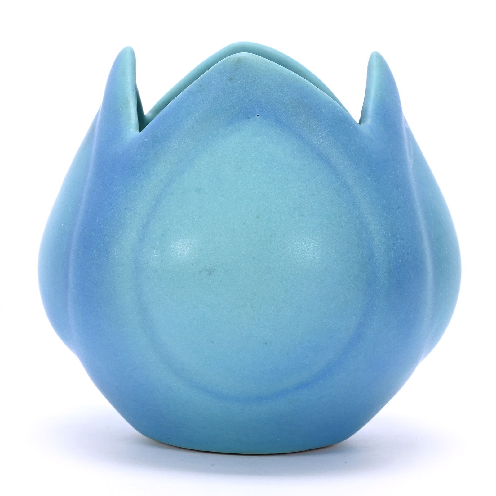 Vase, Tulip Form, Van Briggle Art Pottery, Ming Turquoise (1 of 3)