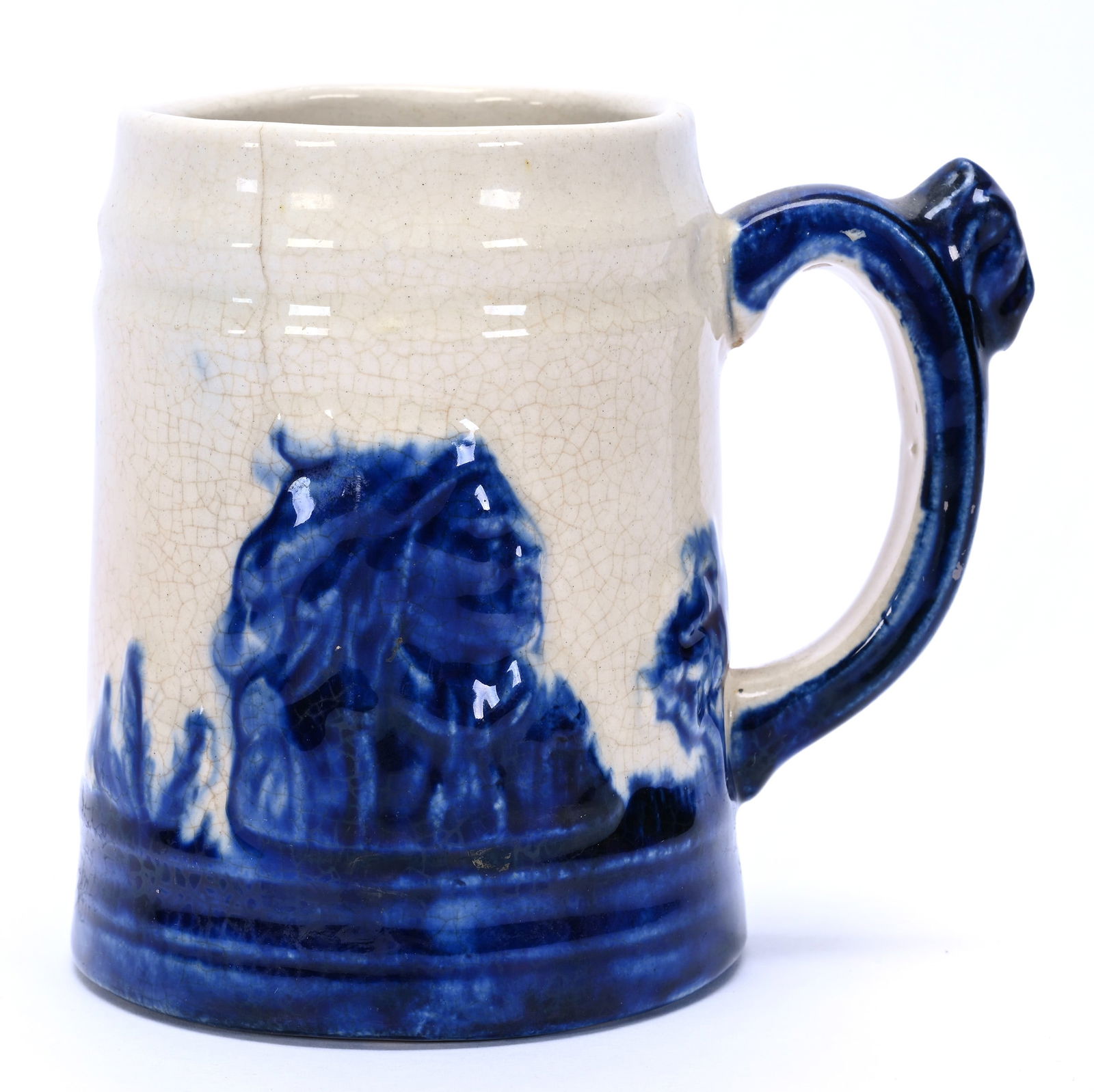 Mug, Blue And White Sleepy Eye Stoneware (1 of 5)