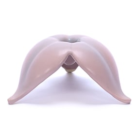 Candlestick Holder, Van Briggle Art Pottery, Three Leaf Mold