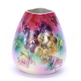 Vase, Royal Bayreuth Blue Mark, Vintage And Rose Decor