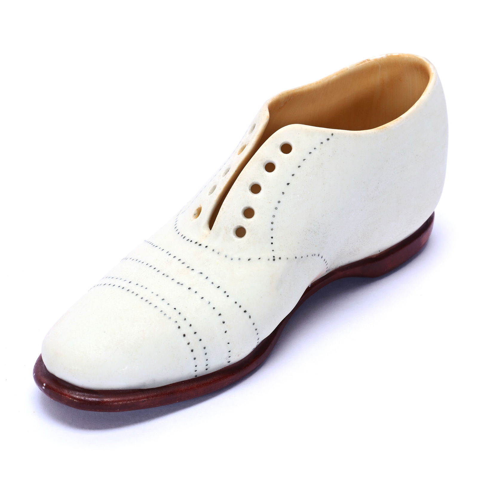 Figural Man's Shoe, Royal Bayreuth Blue Mark (1 of 3)