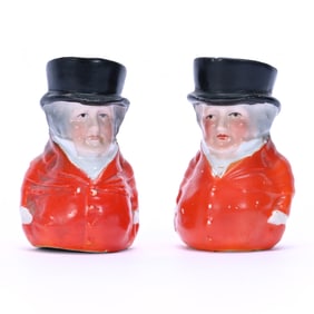 Pair Salt And Pepper Shakers, Unmarked Royal Bayreuth
