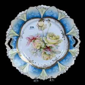 Cake Plate, Unmarked R.S. Prussia