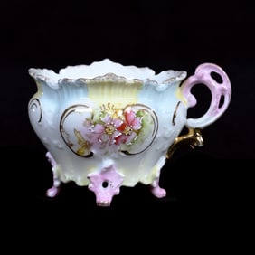 Footed Demitasse Cup, Unmarked R.S. Prussia