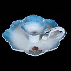 Chamber Stick Marked Royal Saxe