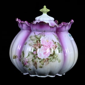 Biscuit Jar Marked Royal Vienna