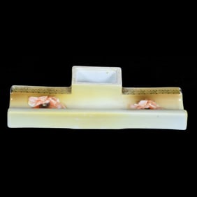 Pen Tray And Inkwell Marked R.S. Germany