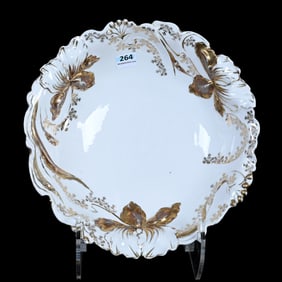 Bowl, R.S. Steeple Mark, Iris Variation Mold