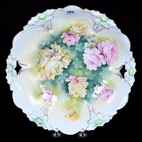 Cake Plate, Unmarked R.S. Prussia