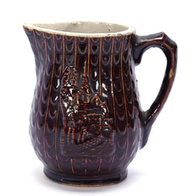 Pitcher, Unmarked Bennington Pottery