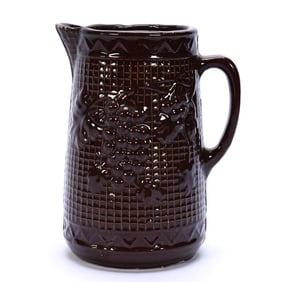 Pitcher, North Star Stoneware, Brown Glaze