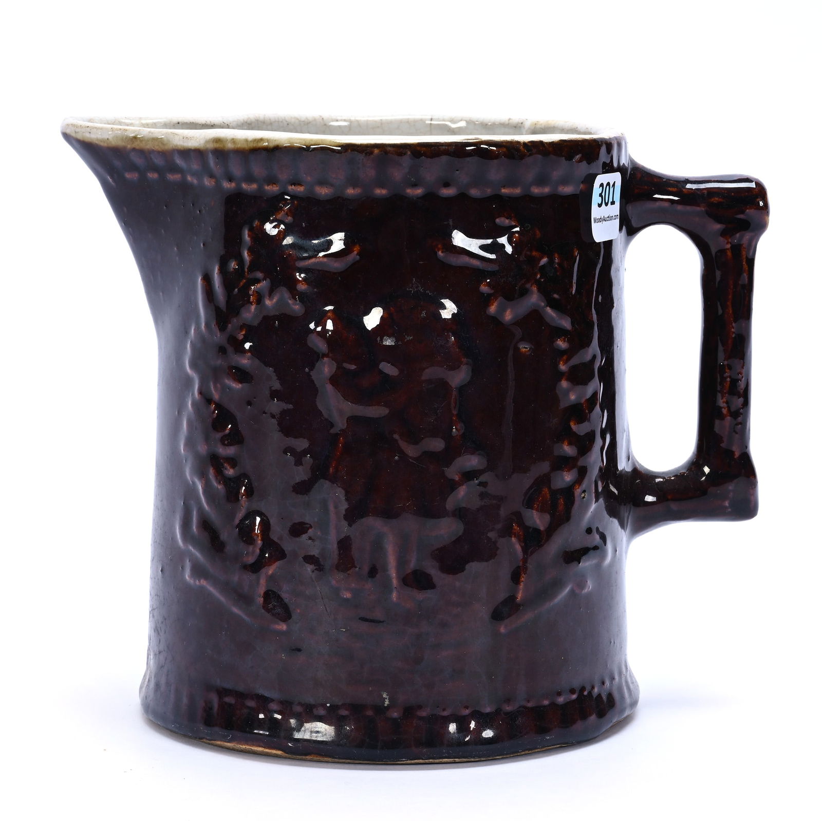 Pitcher, Bennington Pottery, Salt Glaze (1 of 3)