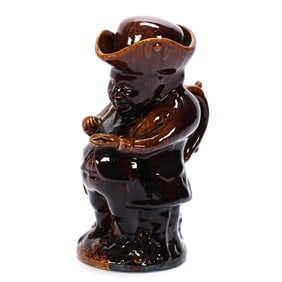 Figural Toby Jug, Rockingham Snuff Taker
