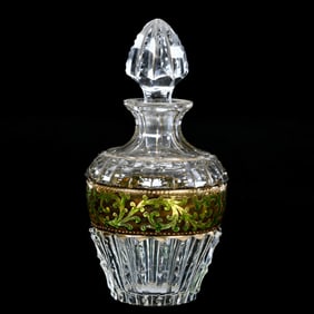 Perfume Bottle, Brilliant Period Cut Glass