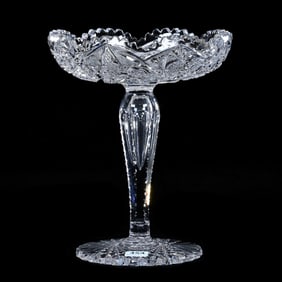 Compote, American Brilliant Cut Glass