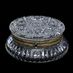Dresser Box, American Brilliant Cut Glass