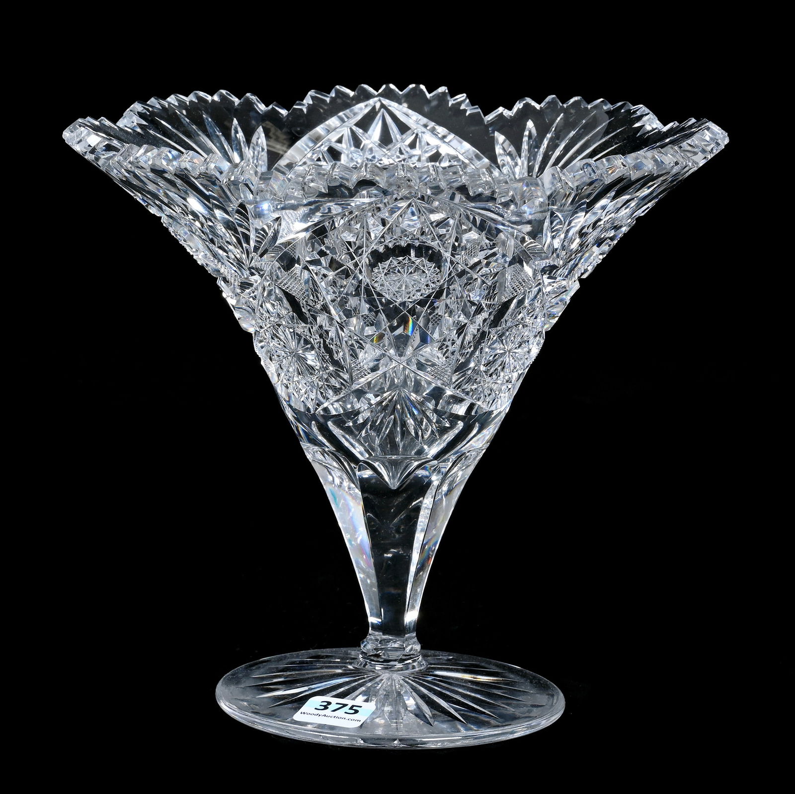 Tazza, American Brilliant Cut Glass (1 of 3)