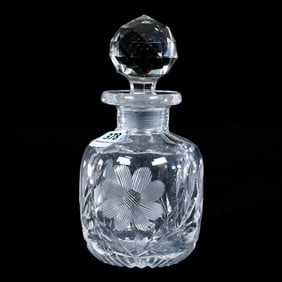 Cologne Bottle, American Brilliant Cut Glass