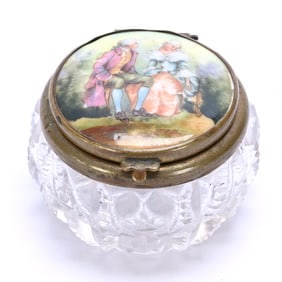 Beauty Box, Brilliant Period Cut Glass