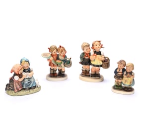 (4) Hummel Figurines