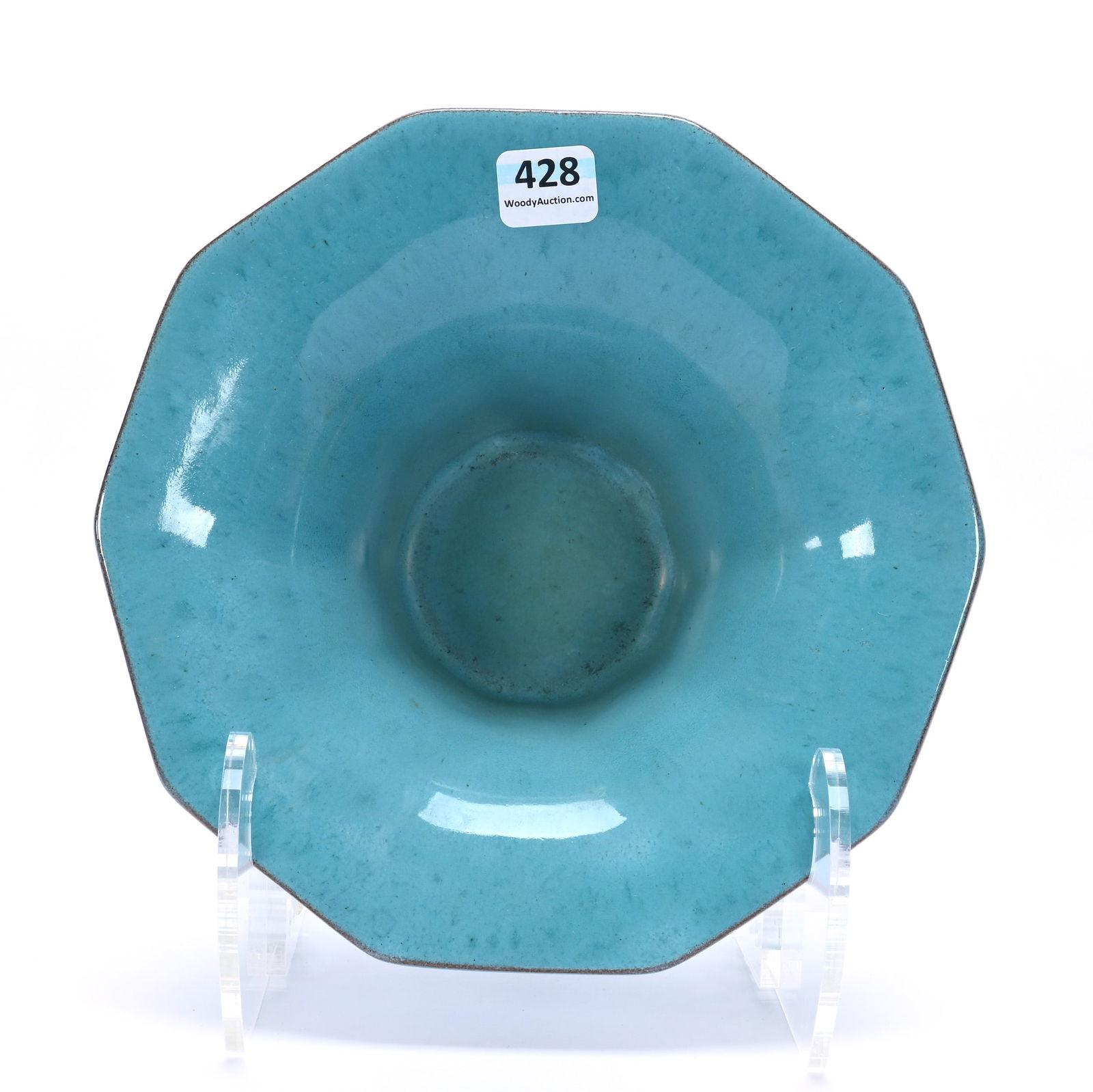 Flared Bowl Marked California Faience (1 of 2)