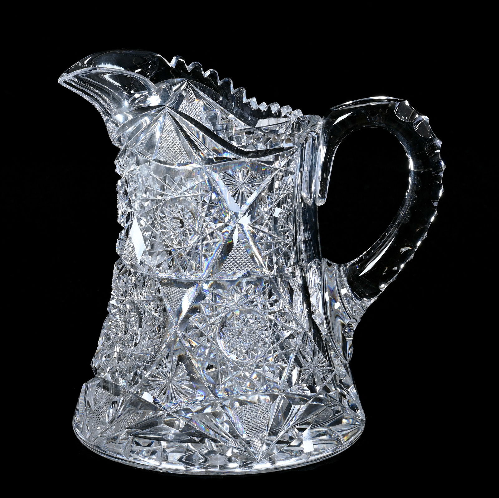 Pitcher, American Brilliant Cut Glass (1 of 3)