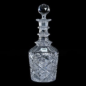 Decanter, American Brilliant Cut Glass