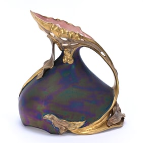 Ewer Marked Carlsbad Austria, Art Nouveau Form