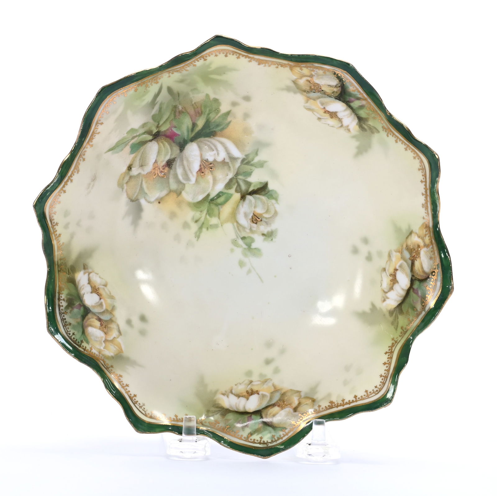 Bowl, Three Feet, Marked R.S. Prussia (1 of 2)