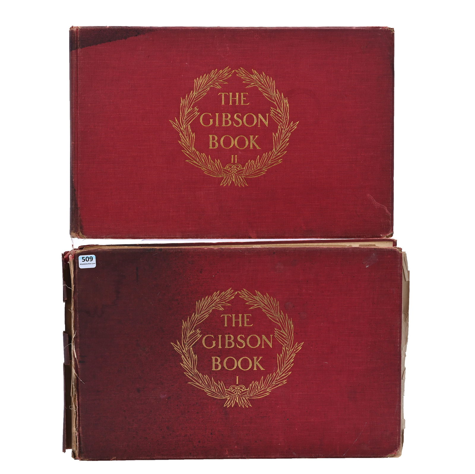 (2) Books, "The Gibson Book I" and "The Gibson Book II", 1906 (1 of 4)