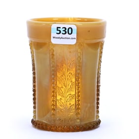 Tumbler, Holly Amber, Modern, Attributed To Joe St. Clair