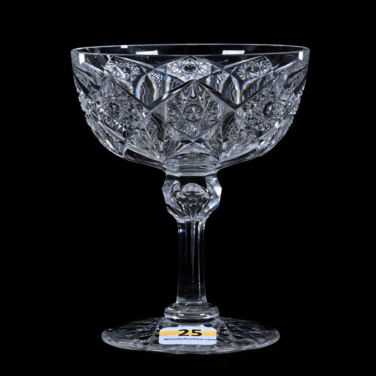 Champagne Stem, American Brilliant Cut Glass, Pattern No. 293 By Dorflinger (1 of 3)