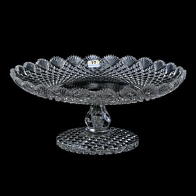 Centerpiece Compote, American Brilliant Cut Glass