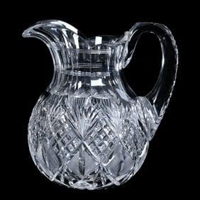 Pitcher, Princess Pattern By O'Connor, American Brilliant Cut Glass