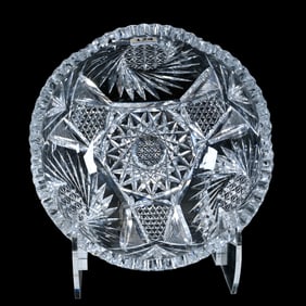 Bowl, American Brilliant Cut Glass
