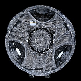 Low Bowl, American Brilliant Cut Glass