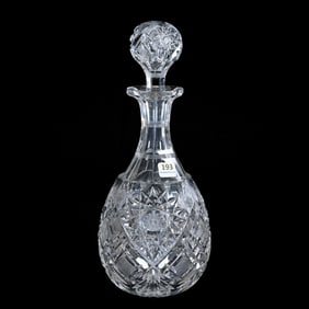 Decanter, American Brilliant Cut Glass