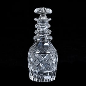 Small Decanter, Brilliant Period Cut Glass