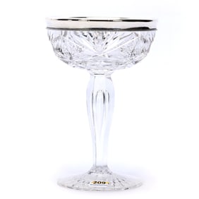 Compote, American Brilliant Cut Glass, Brilliant Pattern By Dorflinger