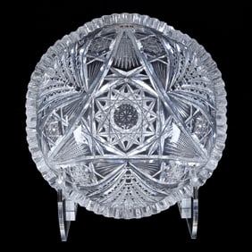 Bowl, American Brilliant Cut Glass