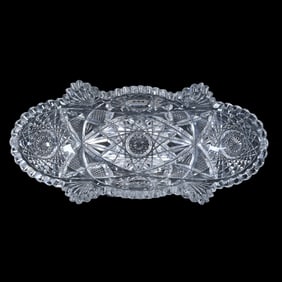 Celery Tray, American Brilliant Cut Glass
