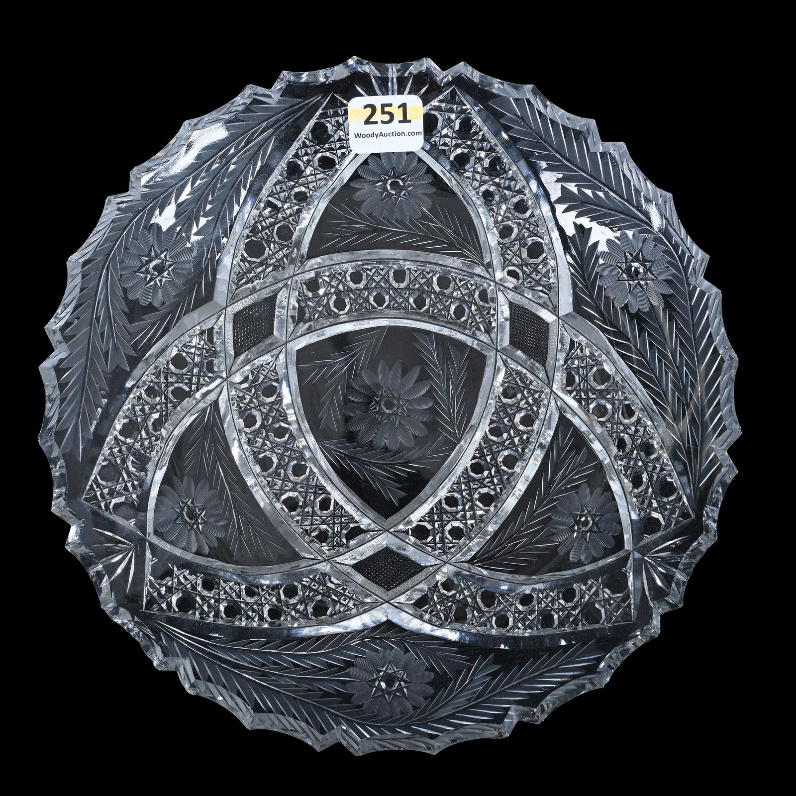 Plate, American Brilliant Cut Glass (1 of 5)