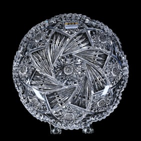 Low Bowl, ABCG, Libbey Blank Mark (Star And Circle), Navajo Pattern