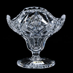 Pedestal Candy Dish, American Brilliant Cut Glass