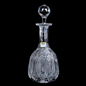 Decanter, American Brilliant Cut Glass