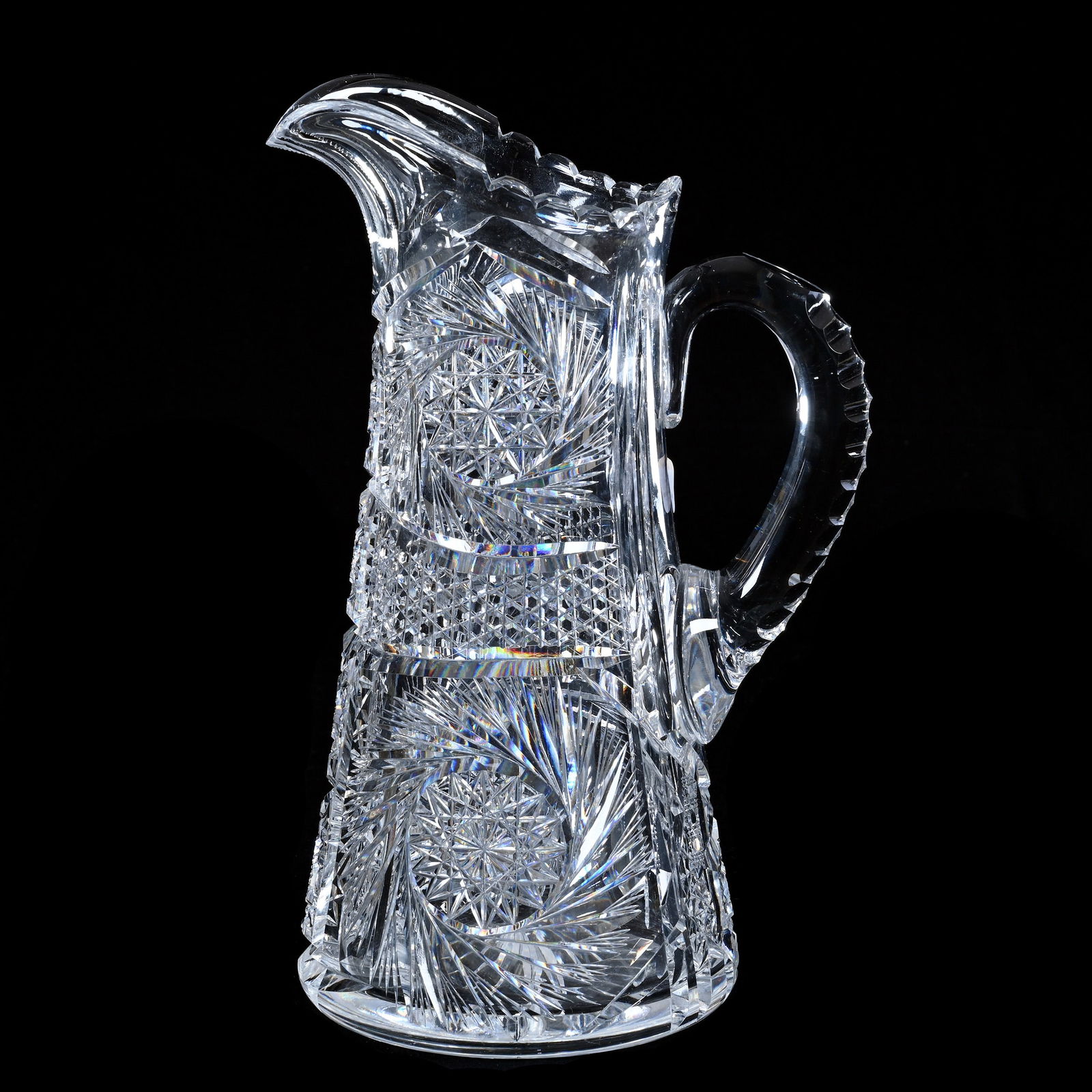 Pitcher, American Brilliant Cut Glass (1 of 3)