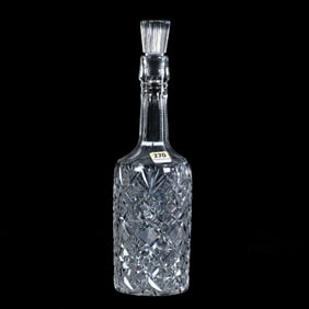 Whiskey Bottle, American Brilliant Cut Glass